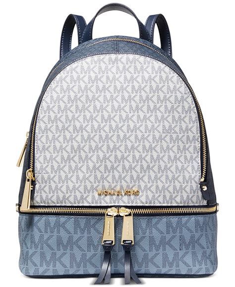 michael michael kors reg rhea logo belt bag|Michael Kors Logo Rhea Zip Medium Backpack .